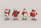 WINTERVOGEL M.MUETZE WEISS/ROT P. 4-F.S.10CM
