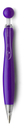 Kugelschreiber 'Akzent', Farbe: Violett, Groesse: Ø 1,5 x 14 cm