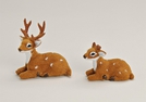 HIRSCH/REH M. KUNSTFELL SORT. HOEHE:5CM/8CM