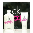 Calvin Klein CK One SHOCK for her SET - EDT 200 ml + DG 100 ml