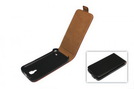 Tasche (Flip Slim) für Samsung I9190 Galaxy S4 mini brown