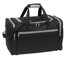 Reisetasche "Hansa" 600D,schwarz/grau, ca. 50 x 27 x 30 cm