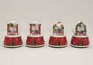 SPIELUHR/SCHNEEKUGEL M.F-RAHM.W.-DEK.P.S.15CM