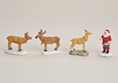 MINIATUR-WEIHNACHTSFIGUR POLY SORT. CA. 6X6CM