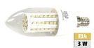 LED Kerzenlampe McShine E14, 60 SMD LEDs, 300Lm, 360° (631450045)