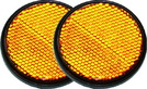 Reflektor-Set Rund Orange 10227