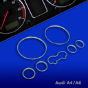 Tacho Chromringe für Audi A4/A6 (B5), 7-teilig