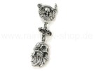 Gothic Gothik Halskette Kette Pirat Totenkopf