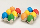 EIERKERZEN-SET 6TLG.FARBIG SORT.6CM