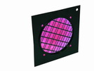 Dichro-Filter magenta Rahmen sw. PAR-56