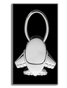 Schluesselanhaenger 'Aero', Farbe: Silber, Groesse: 4 x 6,8 x 0,7 cm