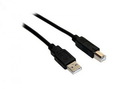 Kabel USB 2.0 A (St.) - B (St.) 1,8 m black
