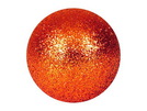 Dekokugel 6cm, kupfer, glitzer (6Stk)