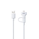Ozaki O!Tool Combo Datenkabel Lightning & Micro-USB White