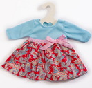 Puppen- Kleid Happy bt., Gr. 35-45 cm 1 Set