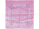 BA-092 Bandana Kopftuch paisley rosa