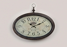 WANDUHR GRAND-HOTEL OVAL METALL 33X50CM