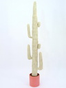 Mexikanischer Kaktus naturweiß 210cm, Kunstpflanze