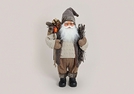 NIKOLAUS M.SACK BRAUN KUNSTST/TEXTIL 61CM