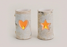 KERZE HOLZ-OPTIK LED-BELEUCHTUNG 2F.S.15X8CM}