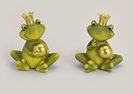FROSCHKOENIG M.GOLD.KUGEL KERAMIK 2-F.S.15CM