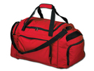 Reisetasche aus Polyester 300D mit Schultergurt. 1 Hauptfach und 4 weitere Faecher, fester Boden.