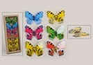 SCHMETTERLING A.KLAMMER KUNSTST.5-F.S.11CM