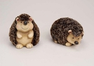 IGEL TON/KUNSTFELL SORT. CA. 20X12X11CM