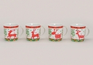 BECHER ELCH WEIHNACHTEN PORZ.4-F.S.9CM