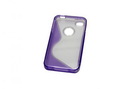 Backcover für Apple iPhone 4S transparent / violet