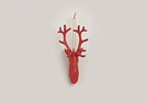 REHKOPF Z.H.KUNST.GLITTER ROT 6X5X13CM