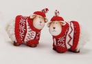 DEKO-WINTERSCHAF TON/KUNSTFASER S.12X7X10CM
