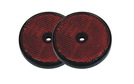 Reflektor-Set Rund Rot 10222
