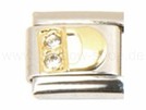 Italian Charm Glieder Armband Buchstaben "D"
