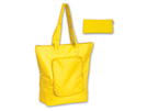 Faltbare Thermotasche aus Textil.