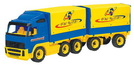 LKW Pritsche Anhänger und Plane