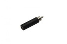 Adapter 1x Cinch (St.) - 1x Klinke (Bu.) (6.35) mono black