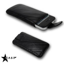 Star-Case® di base ''Linea'' universal size ''M'' echt Leder Black