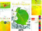 Konfirmations-Karte mit modernen Motiven