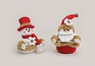 NIKOLAUS/SCHNEEMANN STEHEND TEX.2-F.S.22CM
