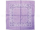 BA-062 Bandana Kopftuch paisley hell lila