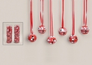 WEIHNACHTSGLOCKEN-SET 24TLG MET.SORT.3CM}