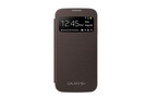 Samsung i9505 Galaxy S4 S-View Flip Case EF-CI950BAEGWW Original Sedna Brown