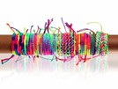 Armband Armbänder Glücksarmbänder auf Rolle neon