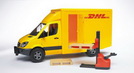 MB Sprinter DHL+Handhubwagen