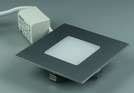 LED Licht-Panel ''QP-7S'', warmweiß,silber