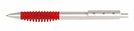 Kugelschreiber "Touch", rot/silber, 14,7 cm