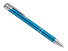 Metallkugelschreiber mit blauschreibender Mine.
