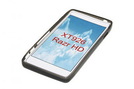 Silicon Case (Flex) für Motorola XT925 RAZR HD transparent / black