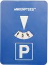 Parkscheibe mit Uhr 36942